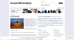 Desktop Screenshot of executewithexcellence.wordpress.com