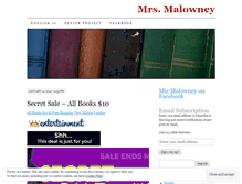 Tablet Screenshot of malowney.wordpress.com