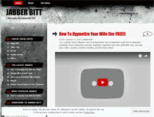 Tablet Screenshot of jabberbitt.wordpress.com