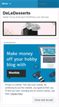 Mobile Screenshot of deledesserts.wordpress.com
