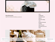 Tablet Screenshot of deledesserts.wordpress.com