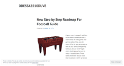 Desktop Screenshot of odessa3510duvb.wordpress.com