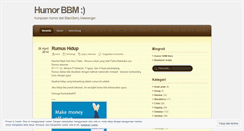 Desktop Screenshot of humorbbm.wordpress.com