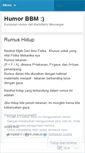 Mobile Screenshot of humorbbm.wordpress.com