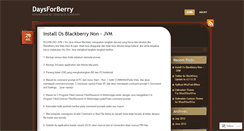 Desktop Screenshot of daysforberry.wordpress.com