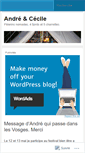 Mobile Screenshot of cecileandre.wordpress.com