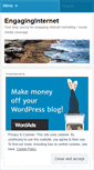 Mobile Screenshot of engaginginternet.wordpress.com