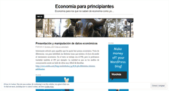 Desktop Screenshot of economiabasica.wordpress.com