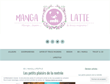 Tablet Screenshot of mangalatte.wordpress.com