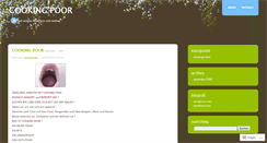 Desktop Screenshot of cookingpoor.wordpress.com