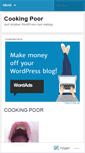 Mobile Screenshot of cookingpoor.wordpress.com