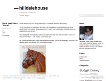 Tablet Screenshot of hilldalehouse.wordpress.com