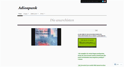 Desktop Screenshot of adiospunk.wordpress.com
