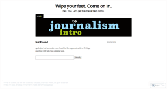 Desktop Screenshot of journalismrocks.wordpress.com