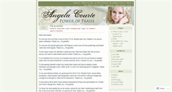 Desktop Screenshot of angelacourte.wordpress.com