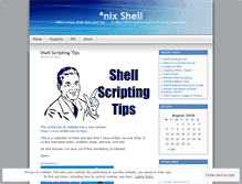 Tablet Screenshot of nixshell.wordpress.com