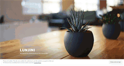 Desktop Screenshot of lunjini.wordpress.com