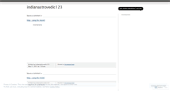 Desktop Screenshot of indianastrovedic123.wordpress.com