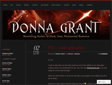 Tablet Screenshot of dgrantauthor.wordpress.com