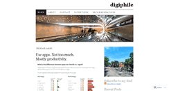 Desktop Screenshot of digiphile.wordpress.com