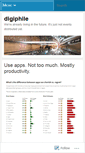 Mobile Screenshot of digiphile.wordpress.com