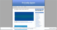 Desktop Screenshot of evilindiegames.wordpress.com