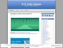Tablet Screenshot of evilindiegames.wordpress.com