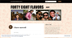 Desktop Screenshot of fortyeightflavors.wordpress.com
