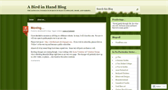 Desktop Screenshot of abirdinhand63.wordpress.com