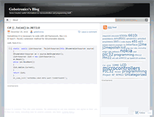 Tablet Screenshot of gobotronics.wordpress.com