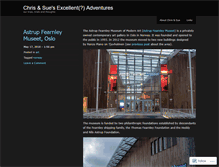Tablet Screenshot of chrisnsue.wordpress.com