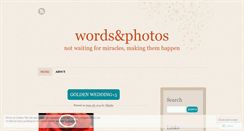 Desktop Screenshot of myphotolove.wordpress.com