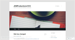 Desktop Screenshot of jknproductions1212.wordpress.com