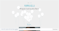 Desktop Screenshot of mammabella.wordpress.com