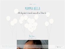 Tablet Screenshot of mammabella.wordpress.com