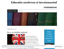 Tablet Screenshot of educatieonline.wordpress.com