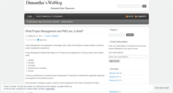 Desktop Screenshot of dimanthadilan.wordpress.com