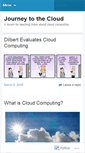 Mobile Screenshot of journeytothecloud.wordpress.com