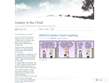 Tablet Screenshot of journeytothecloud.wordpress.com