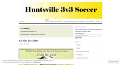 Desktop Screenshot of huntsville3v3.wordpress.com