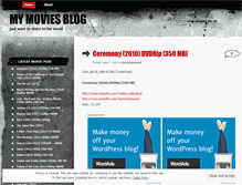 Tablet Screenshot of mymoviesblogs.wordpress.com