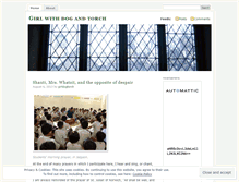 Tablet Screenshot of girldogtorch.wordpress.com