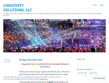 Tablet Screenshot of longevitysolutions.wordpress.com