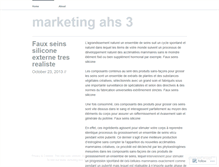 Tablet Screenshot of marketingahs3.wordpress.com