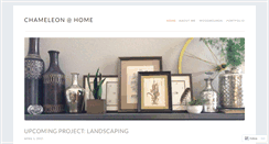 Desktop Screenshot of chameleonathome.wordpress.com