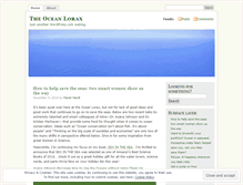 Tablet Screenshot of oceanlorax.wordpress.com