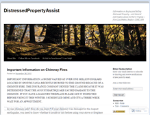 Tablet Screenshot of distressedpropertyassist.wordpress.com