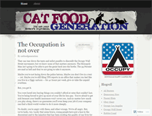 Tablet Screenshot of catfoodgeneration.wordpress.com