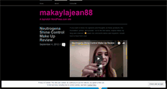 Desktop Screenshot of makaylajean88.wordpress.com