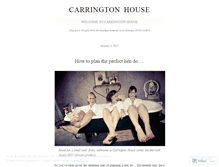 Tablet Screenshot of carringtonhou.wordpress.com